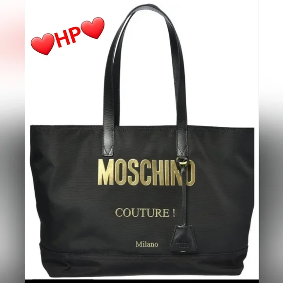 Moschino | Bags | Hpnwt Moschino Nylon Tote Bag | Poshmark